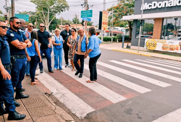 Assistência Social de Mogi Guaçu promove ação para inibir presença de menores em semáforos