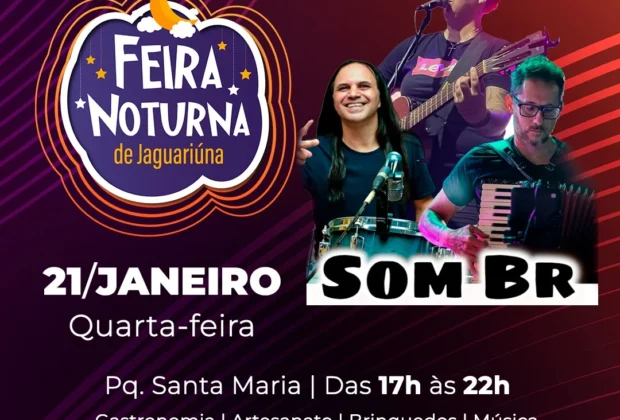 HOJE TEM FEIRA NOTURNA NO PARQUE SANTA MARIA