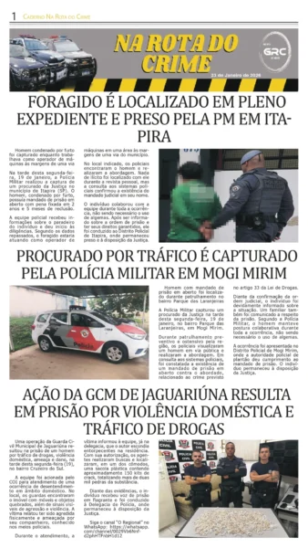 Na Rota do Crime 23-01-26