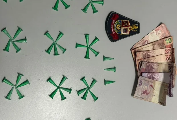 Homem é preso por tráfico de drogas em Estiva Gerbi