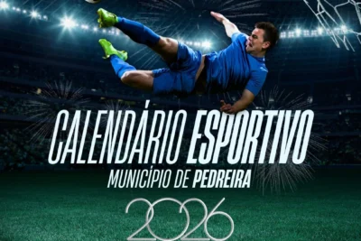 Calendário Esportivo de Pedreira para 2026