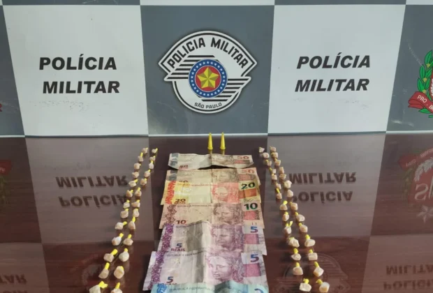 PM desarticula ponto de tráfico e prende homem em flagrante em Itapira