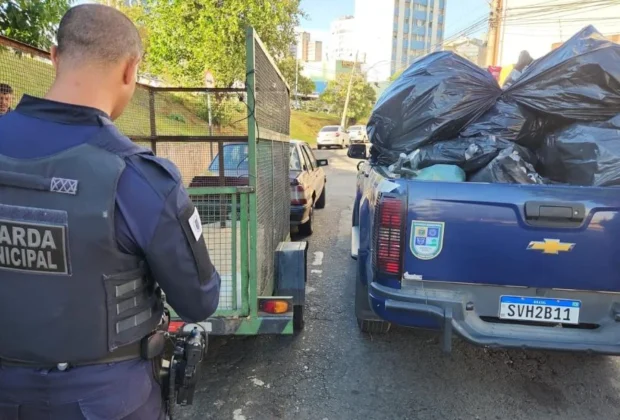 GM apreende materiais e veículos em ação contra comércio irregular de recicláveis no Centro de Campinas