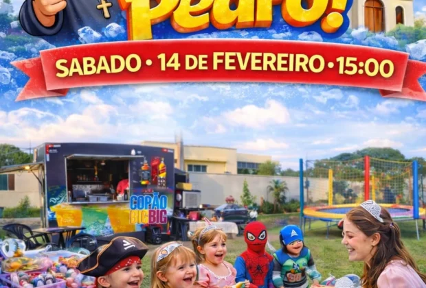 Festa “Gelou no Padre Pedro” anima a criançada neste sábado em Santo Antônio de Posse