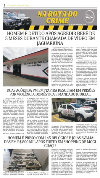 Na Rota do Crime 20-02-26