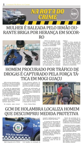 Na Rota do Crime 06-02-26