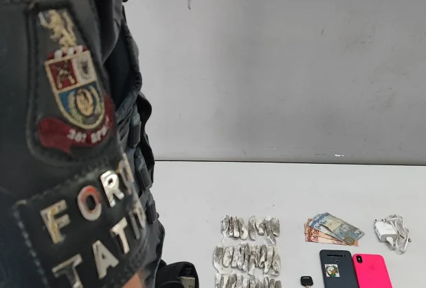 Força Tática prende homem por tráfico de drogas no Santa Cecília, em Mogi Guaçu