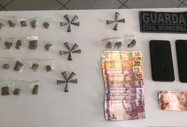 GCM prende homem por tráfico de drogas e apreende entorpecentes em Santo Antônio de Posse