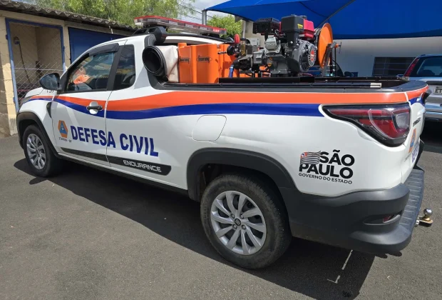 Defesa Civil de Itapira recebe novo equipamento para combate a princípios de incêndio