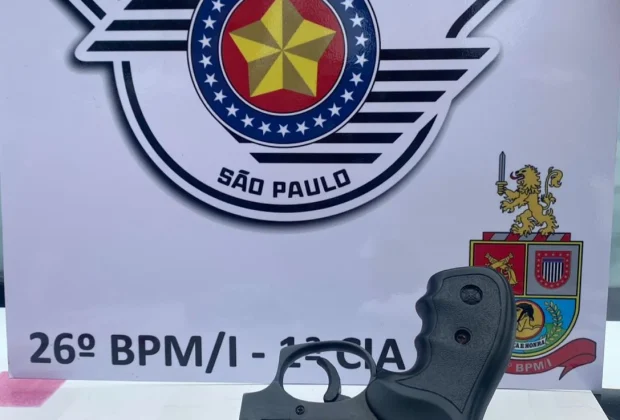 Duas ações da Polícia Militar resultam em apreensão de arma e prisão por violência doméstica em Mogi Guaçu