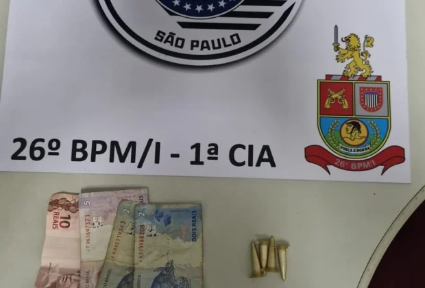 Polícia Militar prende homem por tráfico de drogas em Estiva Gerbi