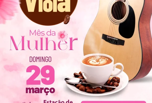 NESTE DOMINGO TEM ‘CAFÉ COM VIOLA’ NA ESTAÇÃO DE GUEDES
