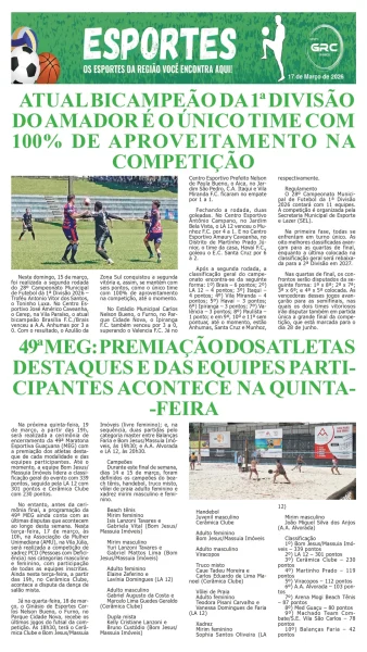 Esportes 17-03-26