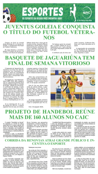 Esportes 31-03-26