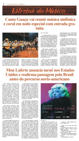 Estrela da Música 27-03-26