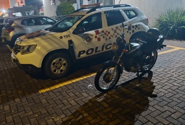Polícia Militar localiza motocicleta furtada com sinais adulterados em Mogi Guaçu