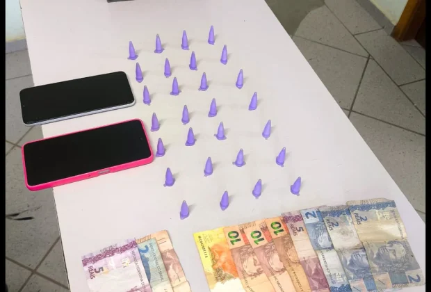 Casal é preso por tráfico de drogas no bairro Bela Vista II em Santo Antônio de Posse