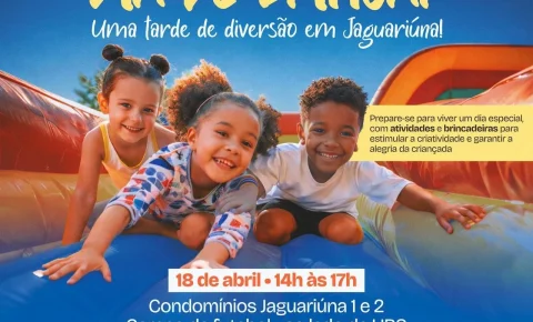 Projeto Dia de Brincar leva atividades gratuitas para crianças no Cruzeiro do Sul em Jaguariúna