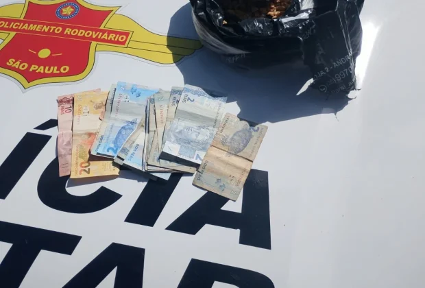 Policiamento Rodoviário prende dois homens por tráfico na SP-340 em Mogi Mirim