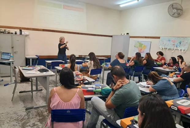 JAGUARIÚNA REALIZA PRIMEIRA OFICINA DO PROJETO BANCO + PARA EDUCADORES DA REDE MUNICIPAL