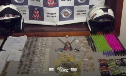 PM apreende mais de 600 porções de drogas em operação em Cosmópolis