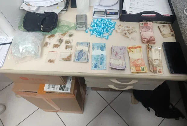 Polícia Militar prende homem com grande quantidade de entorpecentes em Pedreira