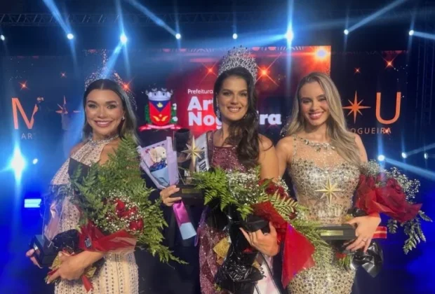 Concurso elege Íris Custódio Miss Universe Artur Nogueira 2026