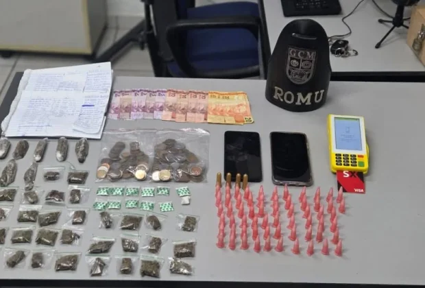 Guarda Municipal de Jaguariúna prende homem por tráfico de drogas no bairro Dom Bosco
