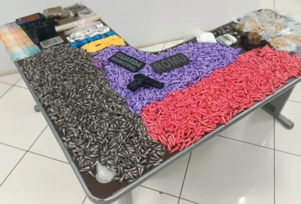 ROMU apreende mais de 3 mil porções de drogas em Artur Nogueira