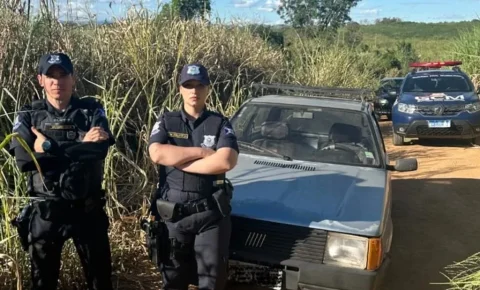 GCM recupera veículo furtado após diligências em área rural de Itapira