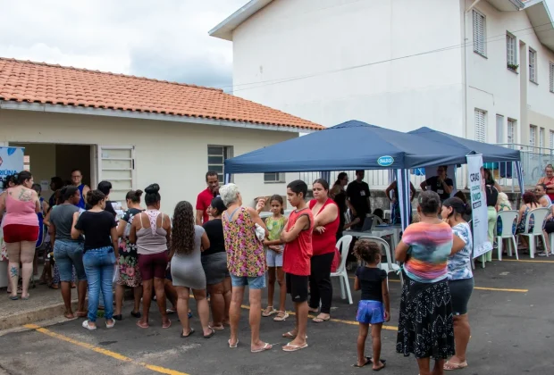 AÇÃO COMUNITÁRIA LEVA SAÚDE, INFORMAÇÃO E LAZER AOS CONDOMÍNIOS JAGUARIÚNA 1 E 2 NESTA QUINTA E SEXTA-FEIRA