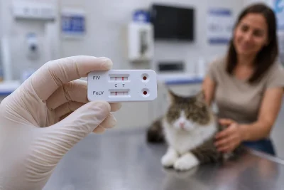 Vacinas em gatos: por que o teste de FeLV é tão importante antes da vacinação?