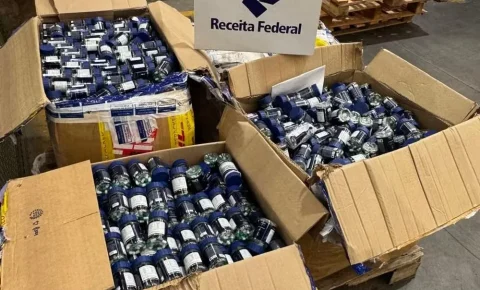 Receita Federal apreende 120 quilos de medicamentos em carga no Aeroporto de Viracopos