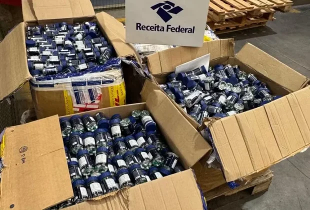 Receita Federal apreende 120 quilos de medicamentos em carga no Aeroporto de Viracopos