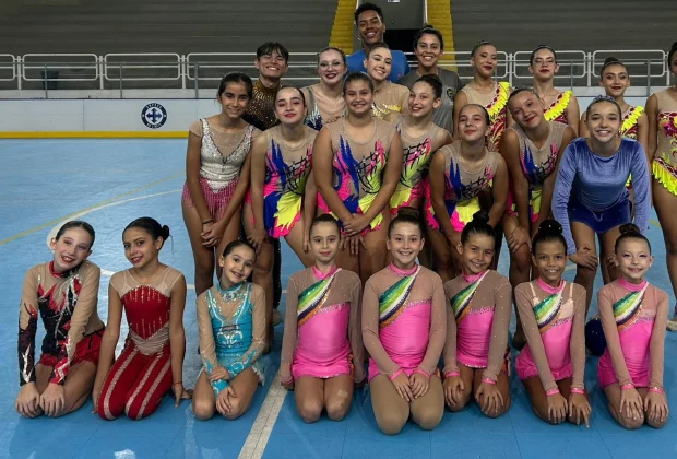 Equipe de ginástica rítmica de Amparo estreia na temporada 2026 na Copa Roberta Gaio