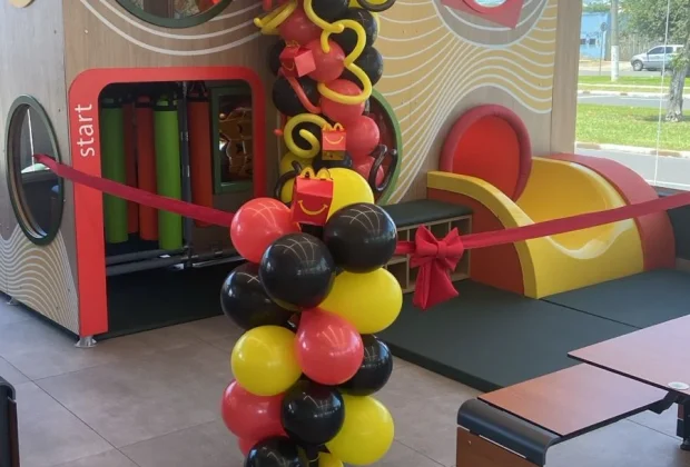 McDonald’s de Jaguariúna é revitalizado e ganha novo espaço para crianças