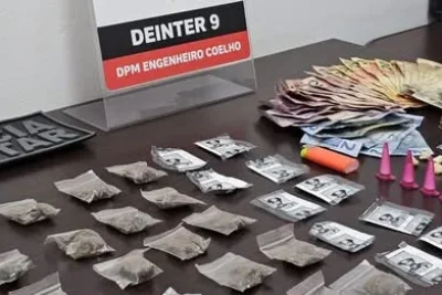 Polícias Civil e Militar apreendem drogas e dinheiro em Engenheiro Coelho