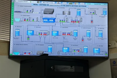 Projeto amplia sistema de telemetria e moderniza monitoramento do abastecimento de água em Santo Antônio de Posse