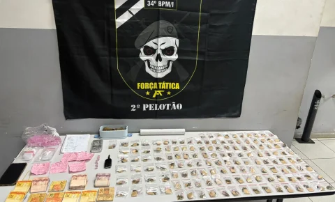 Suspeito é preso com 145 porções de maconha ao tentar abastecer ponto de tráfico em Mogi Guaçu