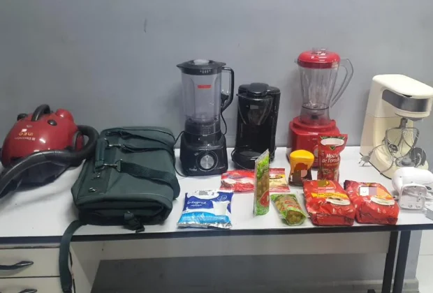 PM apreende eletrodomésticos e alimentos com homem no Jardim Quartieri, em Mogi Mirim