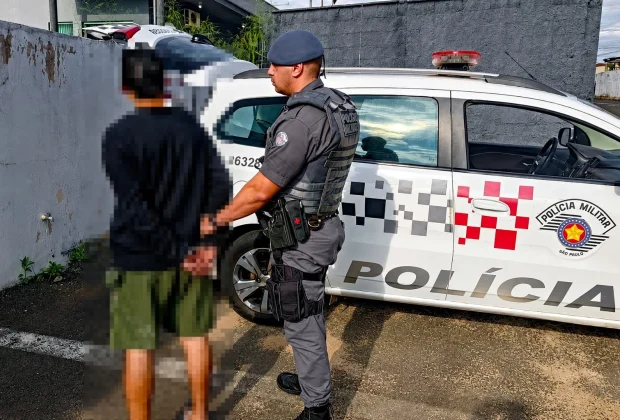 PM detém homem após agressão contra policial em Itapira