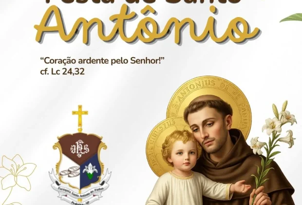 Festa em Louvor a Santo Antônio começa neste sábado em Pedreira