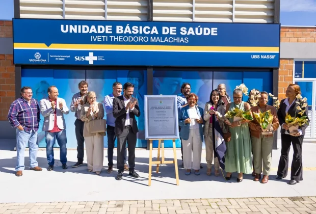 PREFEITURA DE JAGUARIÚNA INAUGURA PRIMEIRA UBS NO BAIRRO NASSIF