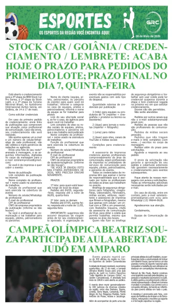 Esportes 08-05-26