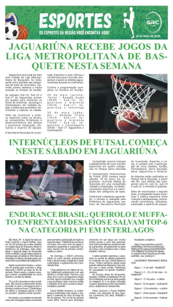 Esportes 29-05-26