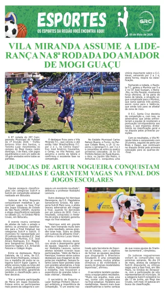 Esportes 05-05-26