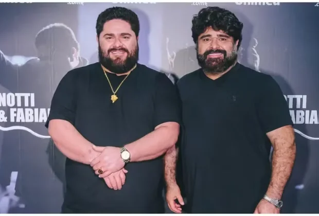 César Menotti e Fabiano se apresentam nesta sexta-feira na Red Eventos, em Jaguariúna
