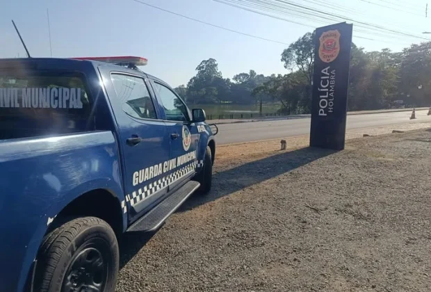 Guarda Municipal cumpre mandado de prisão no bairro Imigrantes, em Holambra