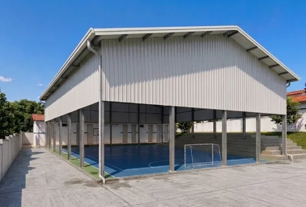 Artur Nogueira anuncia nova quadra poliesportiva em escola municipal