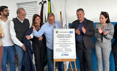 Prefeitura inaugura ampliação da Escola Municipal Professora Isaura de Carvalho Coelho